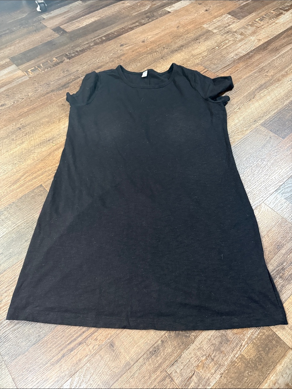 Old Navy Black Mini T-Shirt Dress